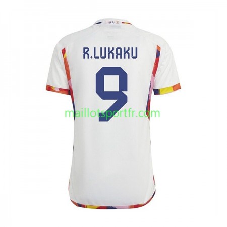 Maillot de Foot Belgique Lukaku 9 Exterieur Coupe du monde 2022 Maillot de Foot Belgique Lukaku 9 Exterieur Coupe du monde 2022